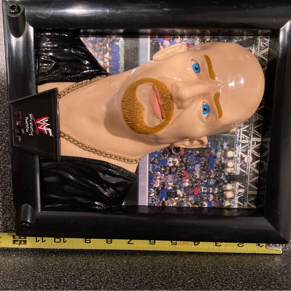 Vintage WWF 1998 Stone Cold Steve Austin Wall Talkers 3D Talking Picture - Picture 10 of 12